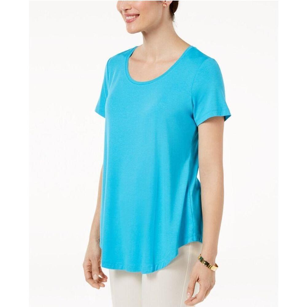 NWT JM Collection Top Blue XS